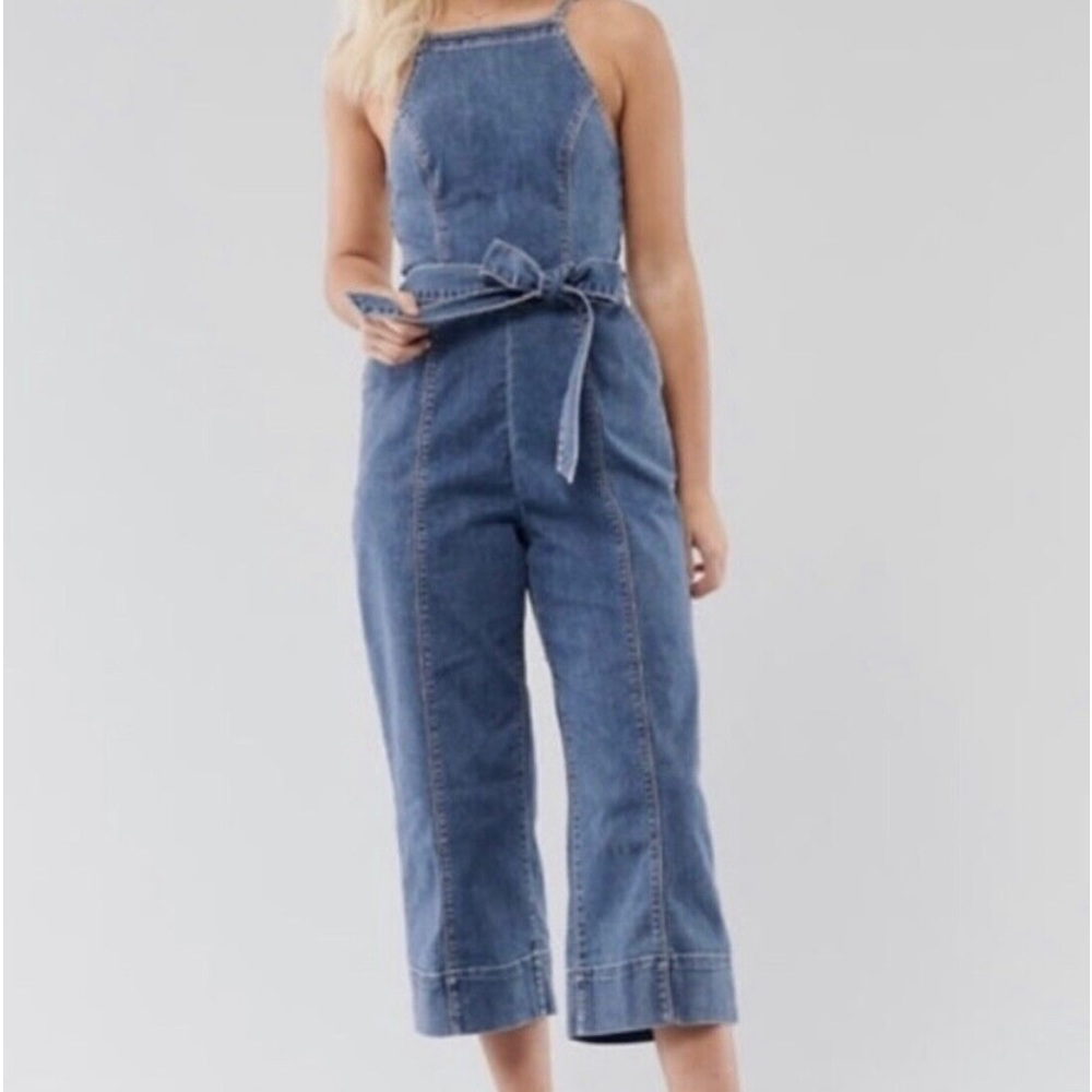 Hollister denim jumpsuit